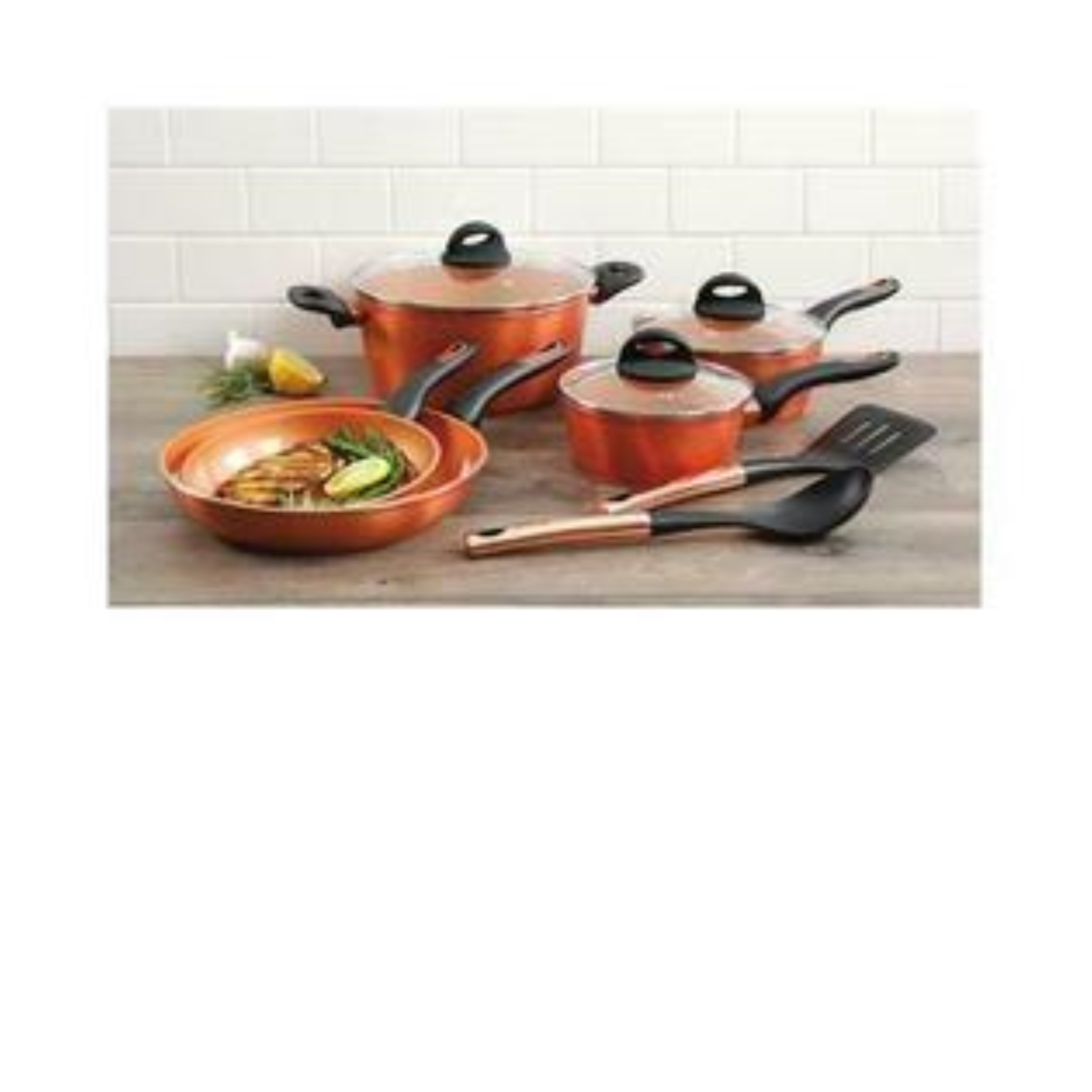 Gibson 123868.10 10pc induction Copper cookware