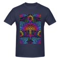thumbnail image 4 of Bingfone Indian Mandalas Dragonfly Men'S Loose Fit Short-Sleeve Pocket T-Shirt, 4 of 7