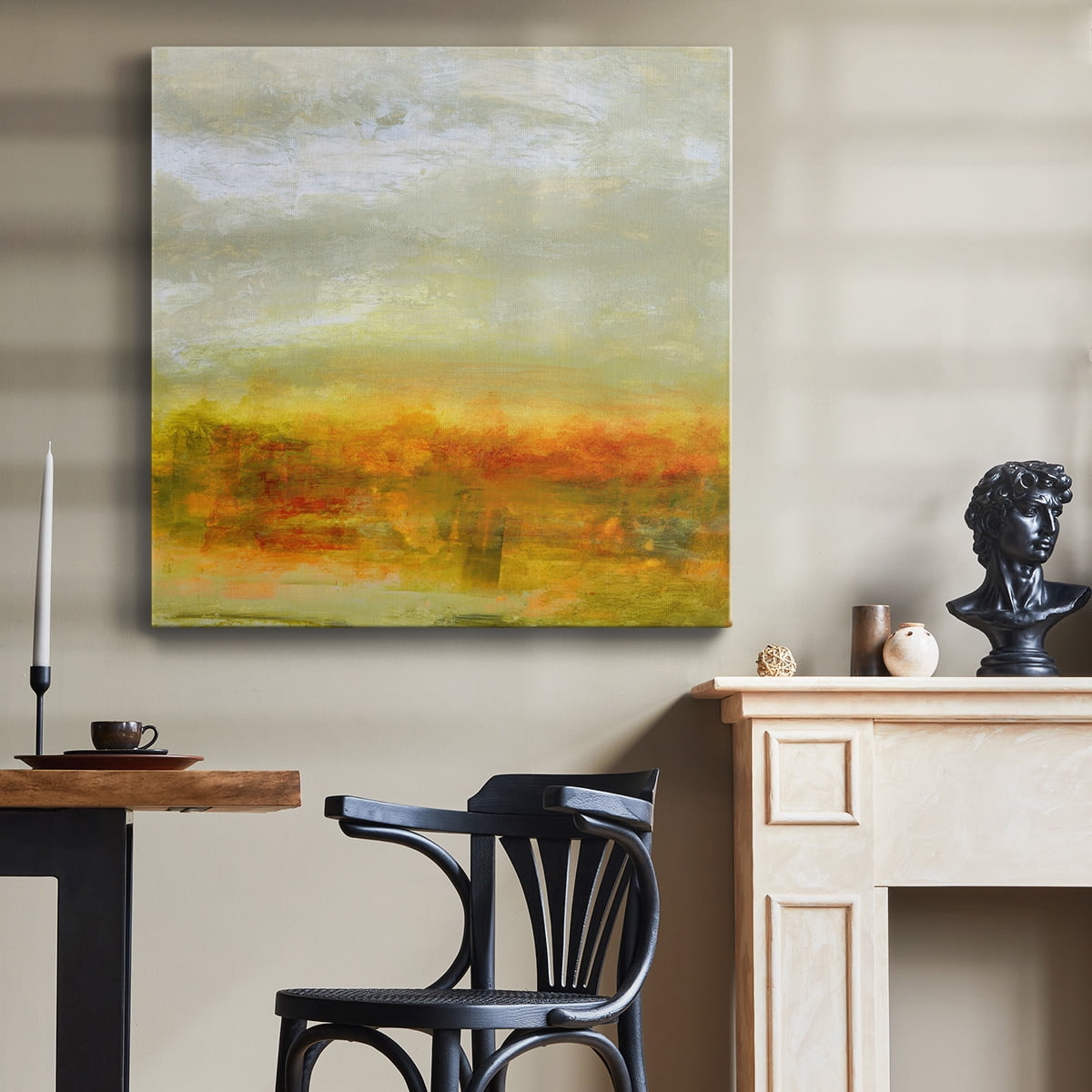 Wexford Home Burst of Warmth-Premium Gallery Wrapped Canvas, 32" x 32" - Ready to Hang