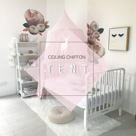 4 Color Mosquito Net Bed Canopy Yarn Chiffon Play Tent Bedding For