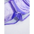 thumbnail image 5 of LiiYii Kids Girls Sparkly Sequined Dance Dress Leotard Jazz Latin Salsa Rumba Dance Performance Lavender 8, 5 of 7
