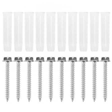 TALENO 10 Sets TV Mounting Hardware Kit Concrete Wall Anchors TV Wall Mount Screws Set