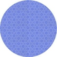thumbnail image 1 of Ahgly Company Indoor Round Patterned Sky Blue Dress Blue Area Rugs, 5' Round, 1 of 6