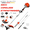 5 in 1 (Orange), variant on Floseru 52cc Gas Powe Weed Eater 2-Stroke Backpack Weed Eater 2 in 1 String Trimmer with Trimmer Line17 Cutting Brush Cutte with Metal Telescopic, Lawn Edger Lawn Tool for Grass and Bush