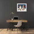 thumbnail image 3 of Korsgaden, Laurie 18x15 White Modern Wood Framed Museum Art Print Titled - Holiday Dance, 3 of 4