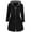 Black, variant on BKQCNKM Fleece Jacket Women, Sherpa Lined Jacket Women, Long Coat Women, Fashion Coat Zipper Winter Solid Long Sleeve Coat Fly Hooded Plus Thick Cotton Coat, Sherpa Jacket Women, Purple XXL