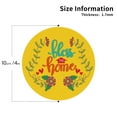 thumbnail image 3 of Balery 4 Pcs Bless This Homeleather Coasters Set, Drink Table Cup Coasters For Living Room Kitchen Coffee Decor, 3 of 9