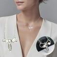 thumbnail image 1 of Fiudx Collar, Joyful Experience En Diamantes y Imitación, Accesorio En Diseño de Útero, Adorno En Moda para Damas, Ideal para Uso Diario, Idea En Regalo Elegante, Acabado En Alta Calidad., 1 of 7