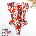 thumbnail image 3 of Bikini De Una Pieza Trajes de una pieza de verano Estilo europeo Mujer Bikini delgado Ropa de playa (Rojo M) Cgtredaw para Mujer Rojo T L, 3 of 8