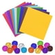 thumbnail image 1 of Uxcell 200Pcs Envolturas de Caramelo de Colores Mixtos de Papel de Aluminio, Papel de Envoltura Brillante de 3x3", 1 of 6