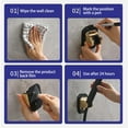 thumbnail image 7 of 1PC Strong Adhesive Adjustable Shower Head Holder,Wall Mounted Heavy Duty Shower Head Shelf Bracket, Plastic Bracket Stick on Wall,Shower Head Holder for Bathroom Use,2.95''X3.93''(Silver), 7 of 7
