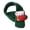 D, variant on Christmas Decor Knit Pet Scarf, Adjustable Holiday Neck Scarf, Christmas Gifts for Small Medium Dogs Cats (Green Scarf, Neck: 7.5-12.6in)