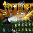 thumbnail image 1 of Proyector JACKYLED 2 en 1 HD Holiday con 15 diapositivas, 1 of 7