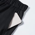 thumbnail image 4 of Yaoyar Mens Cargo Shorts Lightweight Breathable Hiking Solid Color Sports Fitness Training Breathable Shorts Pockets Cargo Cropped Pants, 4 of 9