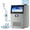 KXT-50Q LCD screen, variant on Powerful Commercial Ice Maker Machine – 90lbs/24H, 33lbs Storage Bin, 50 Cubes per Cycle, 110V 250W, Self-Cleaning, Under Counter or Freestanding, Ice Tray 5x10–22mm, Output 40kg, Barrel 15kg
