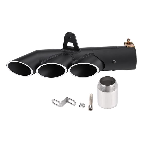 Applicable to Universal Three-Outlet Motorcycle Exhaust Pipe Tip