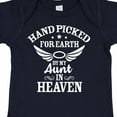 thumbnail image 4 of Inktastic Handpicked for Earth by My Aunt in Heaven with Angel Wings Boys or Girls Baby Bodysuit, 4 of 5