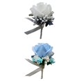 thumbnail image 1 of 2 broches rosas de estimulación, alfileres de ramillete de boda, 1 of 2