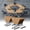 Oak, variant on Folding Conference Room Table with Lockable Wheels, Modern Mobile Space Saving Trapezoidal Meeting Training Desk for Office Seminar (Oak 4)