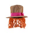 thumbnail image 2 of Disney Mad Hatter Fancy-Dress Costume for Adults and Kids with Curly Orange Wig, One Size Fits All, 2 of 2