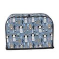 thumbnail image 2 of Haiem Llamas And Cactus Print Toaster Covers 2 Slice Wide Slot,Bread Dust Cover & Fingerprint Protection,Bread Machine Cover,Appliance Covers, 2 of 7