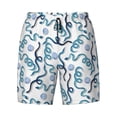 thumbnail image 4 of Lsque Mens Swim Trunks Hand Drawn Snake Pattern - Bathing Suit Compression Liner - Beach Swim Shorts Swimwear - (S-3XL) - Stretch Quick Dry -Small, 4 of 9