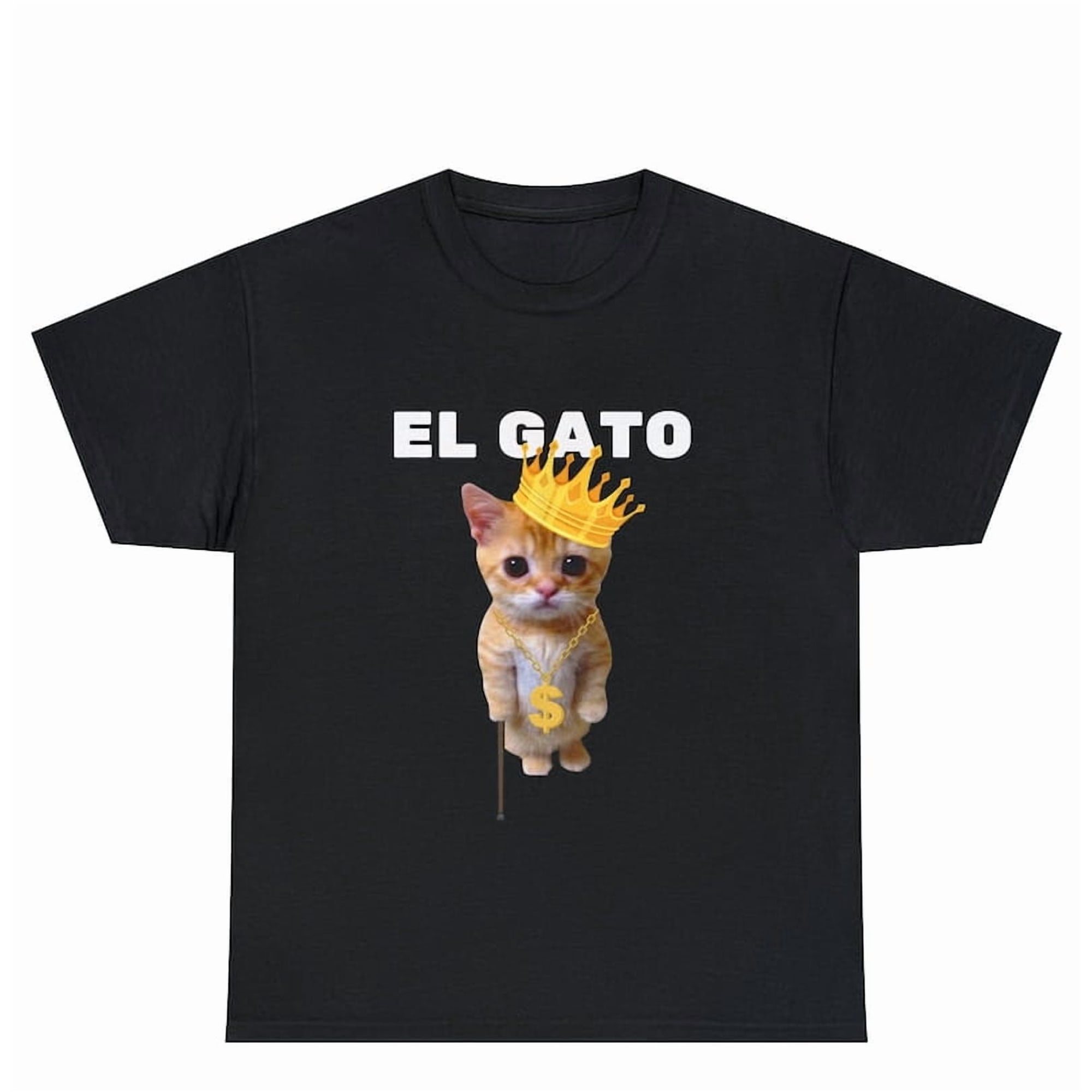 El Gato Meme Sad Crying Cat Munchkin Kitty Meme Trendy T-shirt ,el Gato Meme T Shirt Sad Munchin Kitty Trend , El Gato King Funny Meme