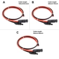 thumbnail image 2 of Pack of 2 Solar Panel Electric Extension Cable Extender 10AWG/6mm² Double Layer Insulative Flame Retardant Copper Wire Replacement 5M, 2 of 6
