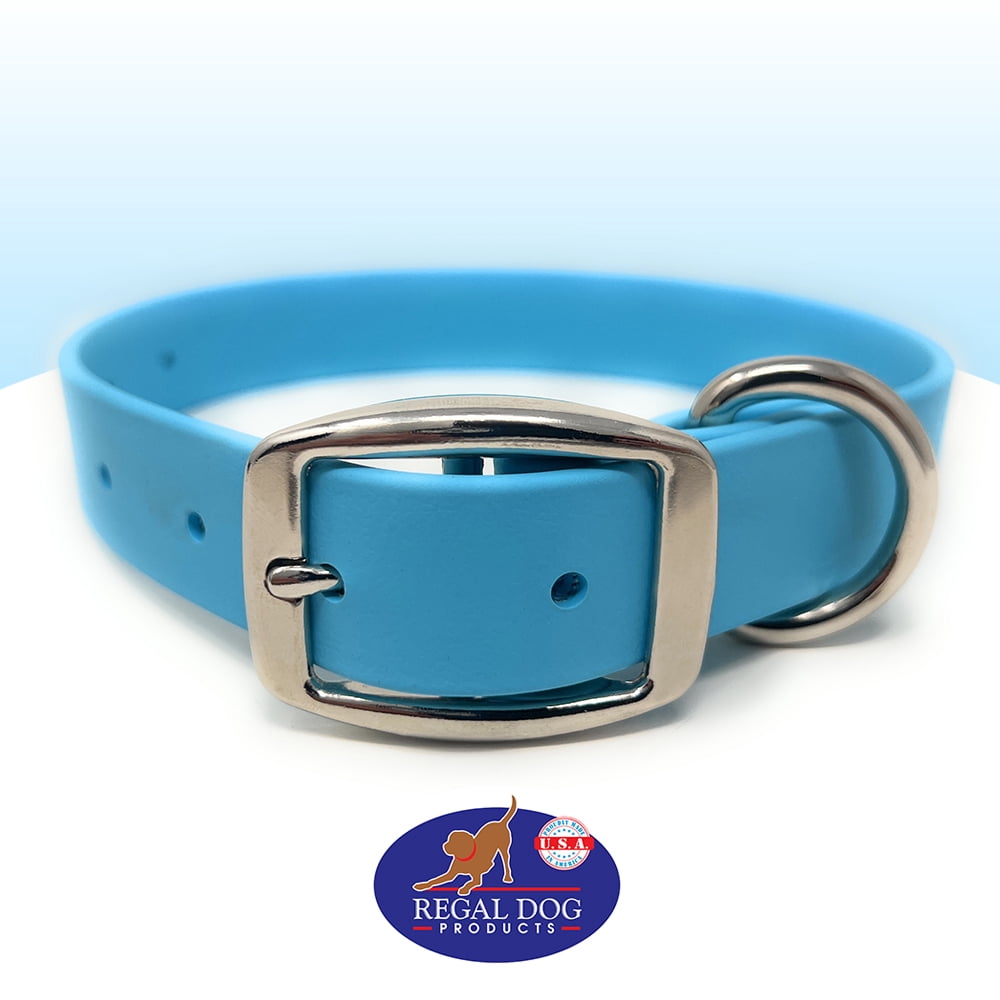 Regal Dog Products Waterproof Collar with Double Buckle and D Ring