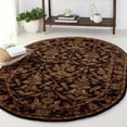 thumbnail image 2 of SAFAVIEH Antiquity Francine Oriental Wool Area Rug, Dark Plum/Gold, 4'6" x 6'6" Oval, 2 of 11