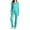Aqua, variant on Women's 2 Piece Outfit Casual Basic French Terry Zip Up Hoodie and Sweatpants Sweatsuit Tracksuit Set NEWTS01 Purpleplum M