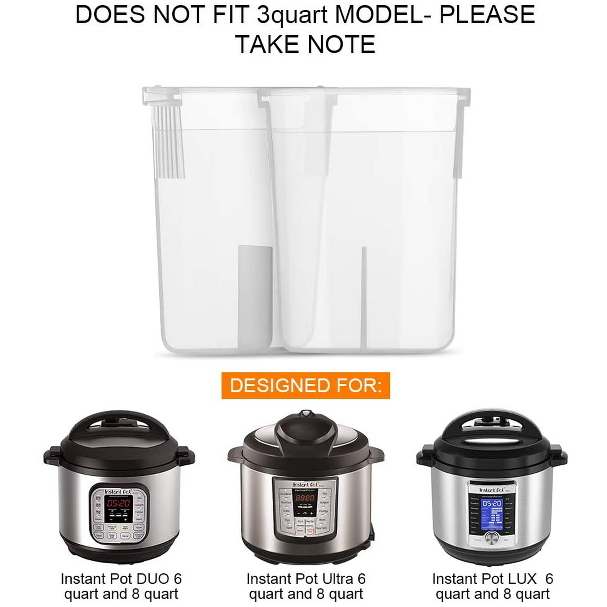 GHSDFBB Original Condensation Collector Cup Replacement for Instant Pot DUO ULTRA LUX 5 6 8 Quart All Series Ultra 60 DUO60 DUO89 and LUX80 by Walmart