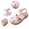 thumbnail image 6 of LIUJUNSHOP Toddler And Little Girl Summer Sandals For Outdoor Play Comfortable Lightweight Breathable Kids Footwear With Flexible Sole Ages 12 Months To 7 Years Pink 12-15 Months, 6 of 6