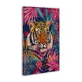 thumbnail image 2 of Stupell Industries Bohemian Tropical Tiger Among Leaves Canvas Art, 16 x 24, by LSR Design Studio, 2 of 7