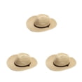 thumbnail image 4 of Sombrero de paja Sonducket Gorra plegable de playa de ala ancha Beige, 4 of 6