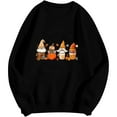 thumbnail image 4 of XMMSWDLA Thanksgiving Long Sleeve Shirts for Women St Patrick's Day Casual Crew Neck Loose Sweatshirts Gnome Pumpkin Graphic Pullover, 4 of 4