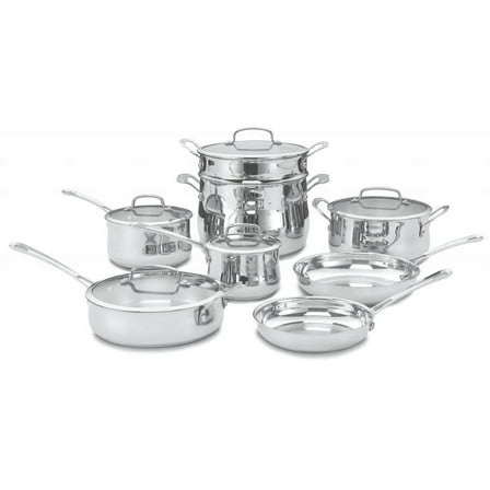 Cuisinart Contour 13-Piece Stainless Steel Cookware Set