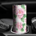 thumbnail image 3 of 20oz Pioneer Flower Skinny Tumblers Stainless Steel Tumbler with Lid and Straw,Vacuum Insulated Double Wall Travel Tumbler Cups with Cleaning Brush for Coffee,Tea, 3 of 6