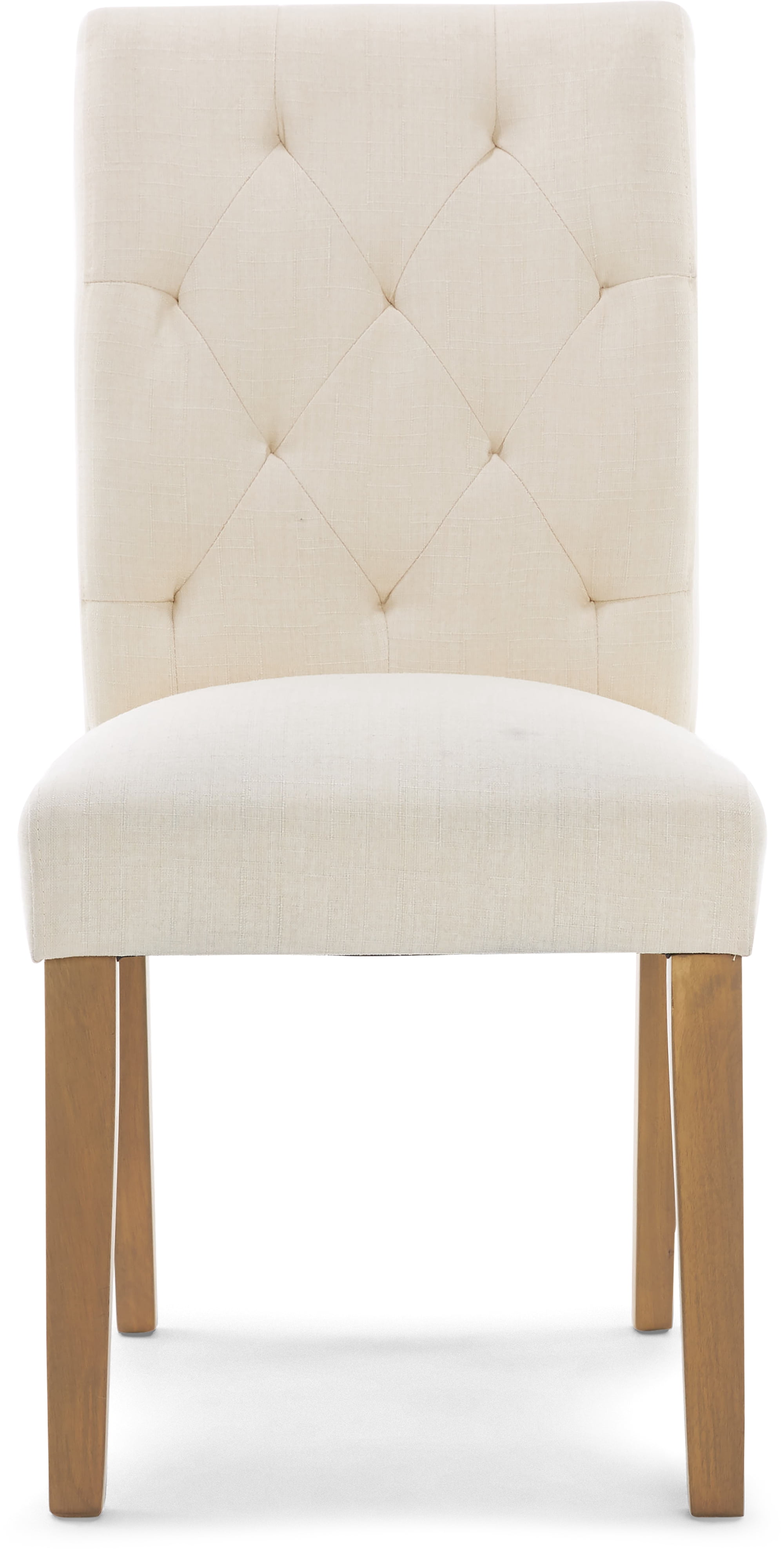 Finch Westport Tufted Armless Dining Side Chairs, Vintage Cream (Set of 2)