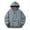Gray, variant on Mens Fleece-Lined Pullover Hoodie Sweatshirts Warm Quarter Zip Thicken Outwear Oversize with Pockets for Hiking