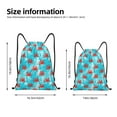 thumbnail image 2 of Fotbe Crab Swims In The Ocean Bolsa Mochila con Cordón Estampada, Bolsa de Gimnasio Deportiva, Bolsa Cinch, Bolsa con Cordón para Hombres y Mujeres-Medium, 2 of 6