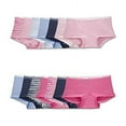 thumbnail image 3 of Fruit of the Loom Girls' Big Cotton Boyshort Underwear, 14 Pack-Fashion Assorted, 10, 3 of 4