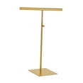 thumbnail image 4 of Estante ajustable para bolsos de Metal, soporte ajustable para bolsos, soporte de exhibición para bolsos con doble gancho para encimera minorista, tubo redondo dorado, 4 of 8