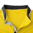 thumbnail image 4 of LNWUY Men's Autumn and Winter Shirts Cotton Long Sleeve Button Up T-shirt Classic Casual Golf Collar Tee with Pocket Yellow XXL, 4 of 7