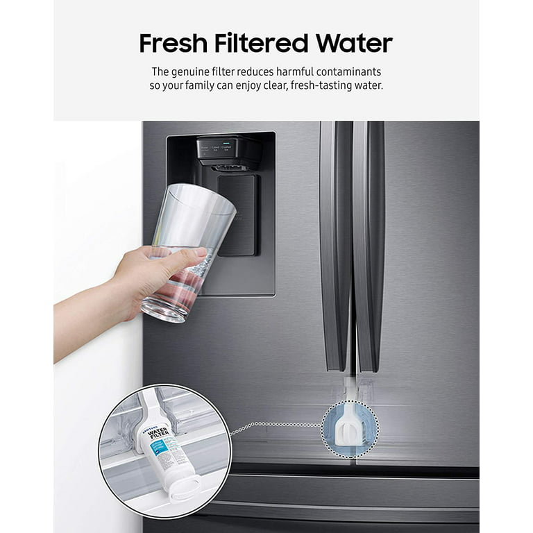 DA29-00020B Samsung HAF-CIN/EXP Refrigerator Water Filter Samsung DA2900020  Water Filter Replacement FEAT4 (2 Pack)
