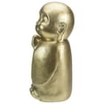 thumbnail image 3 of Northlight 11.5" Golden Buddhist Monk Outdoor Garden Statue, 3 of 5