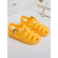 thumbnail image 4 of Gureui Kids Baby Girls Boys Sandals, Casual Solid Color Hollow-Out Soft Sole Non-Slip Flat Shoes, 4 of 7