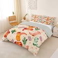 thumbnail image 2 of jejeloiu Colorful Cowboy Boot Queen Duvet Cover Set Kids,Western Cowgirls Bedding,Reversible,3pcs(No Comforter), 2 of 6