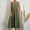 *Army Green, variant on ClodeEU Women's V-Neck Sleeveless Relaxed Fit Dress ,Solid Color Casual Summer Maxi Dress with Pockets Black,Womens Plus L