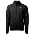 thumbnail image 2 of Men's Cutter & Buck  Black Big Ten Gear Cascade Eco Sherpa Fleece Quarter-Zip Pullover Jacket, 2 of 3
